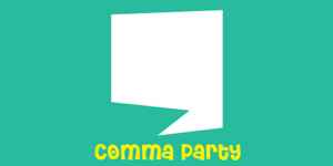 logo comma party